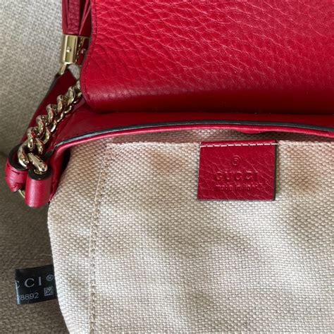 red gucci soho crossbody|gucci soho collection.